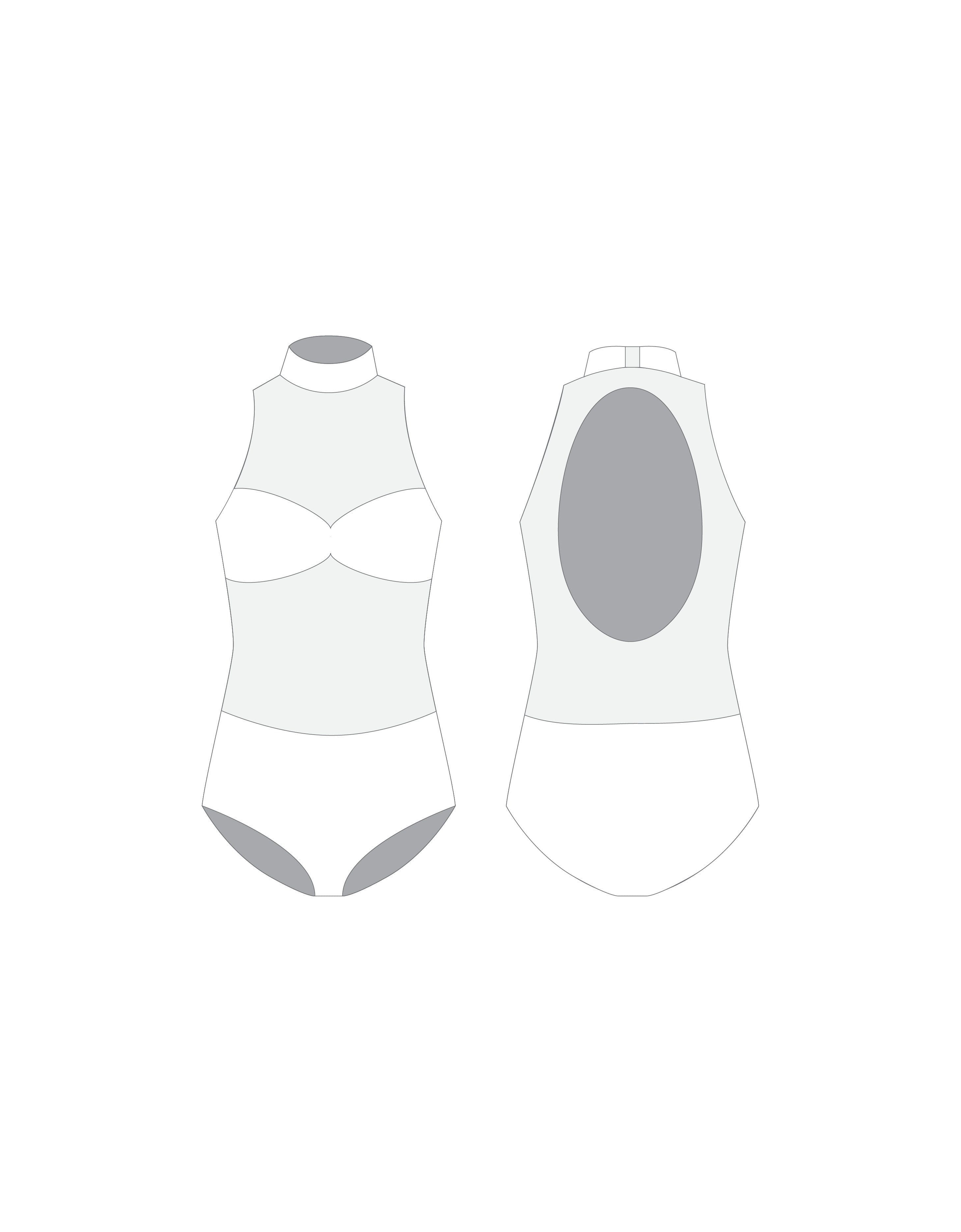 Custom Inked Tango Mesh Leotard - Lycra & Mesh