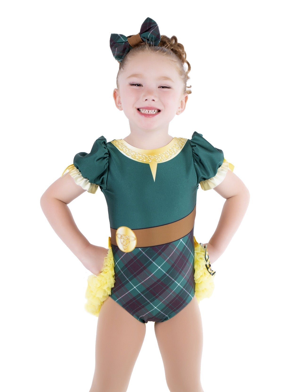 Gonna a pieghe stile principessa delle Highlands