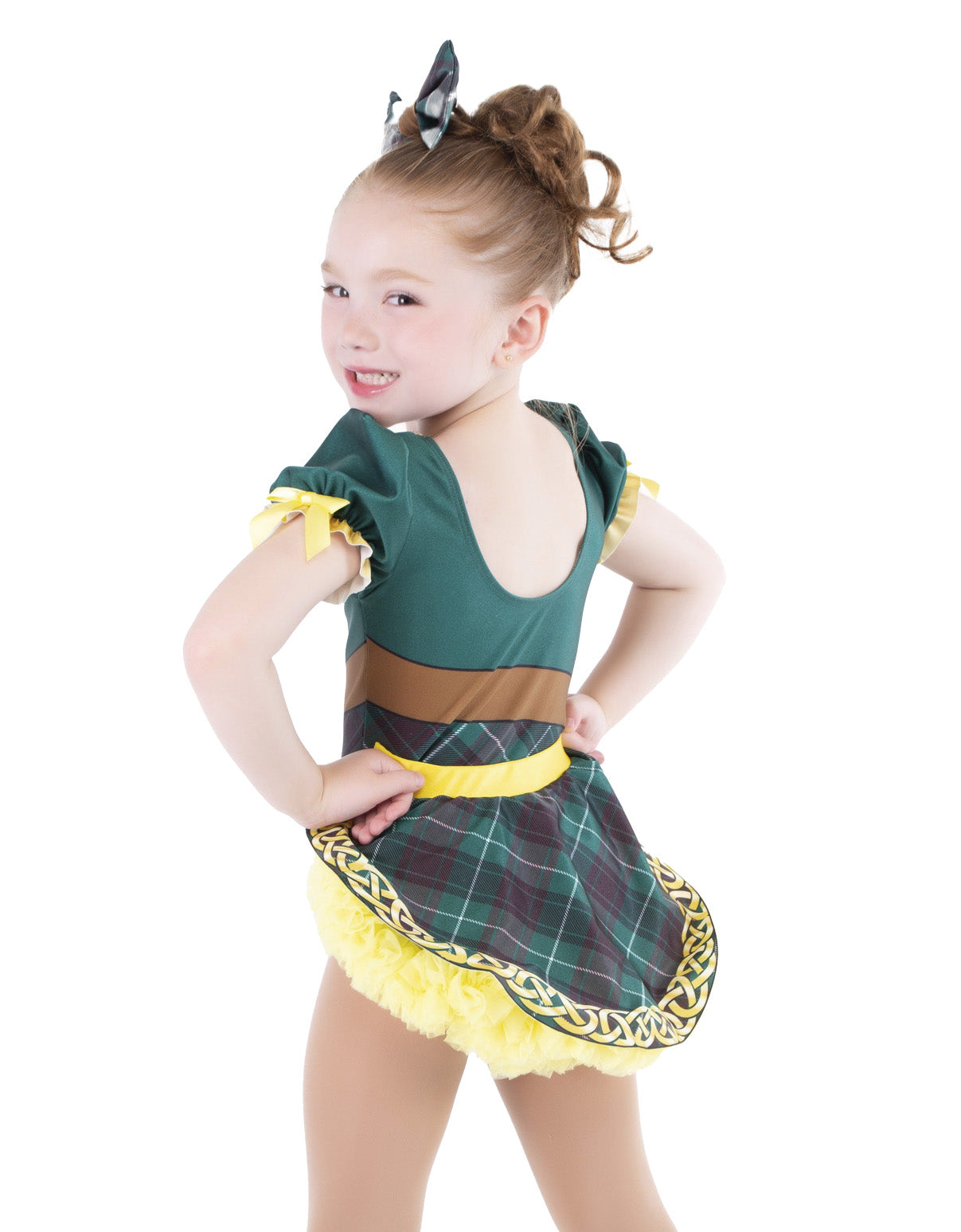 Gonna a pieghe stile principessa delle Highlands