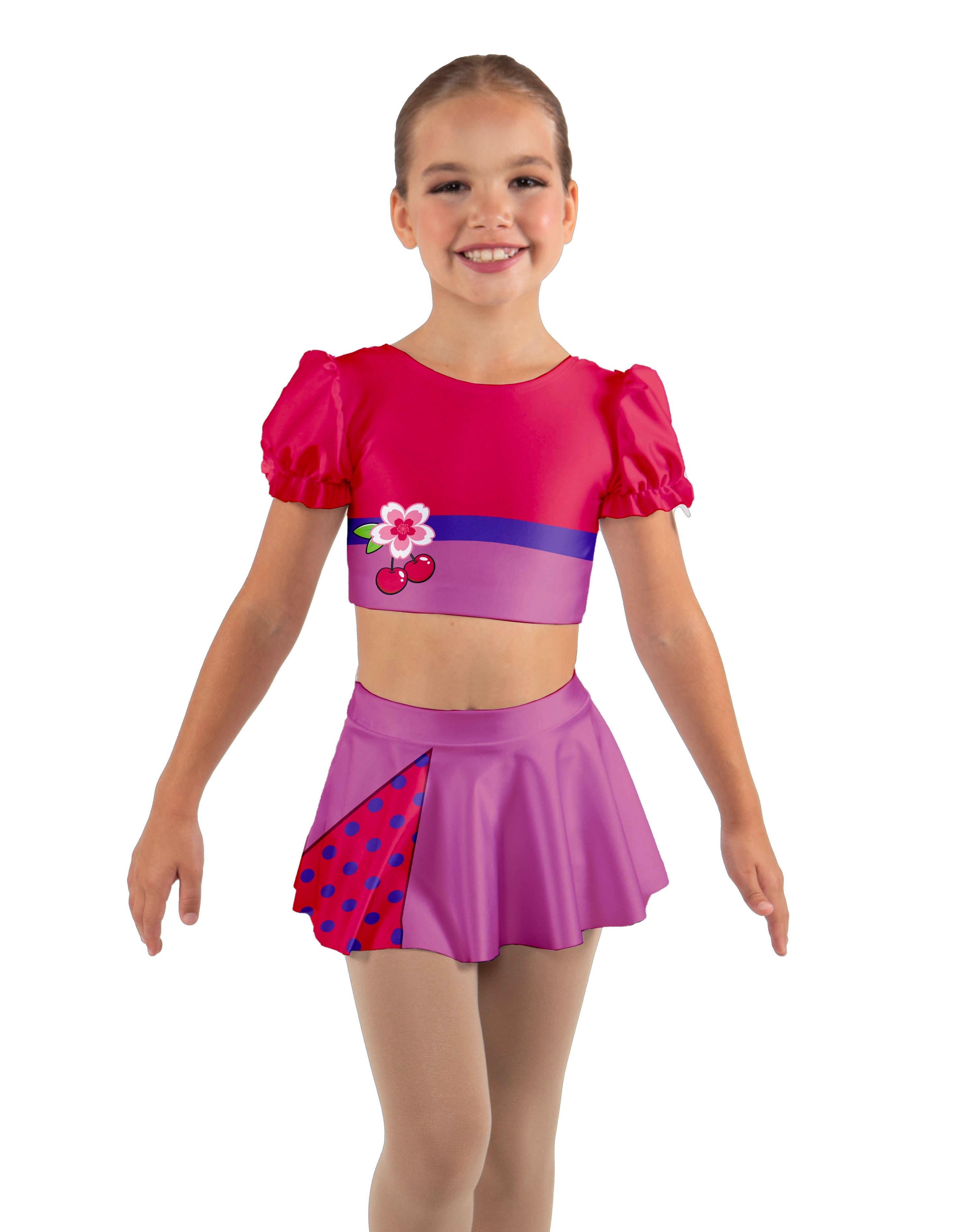 Cherry Gal Top Skirt