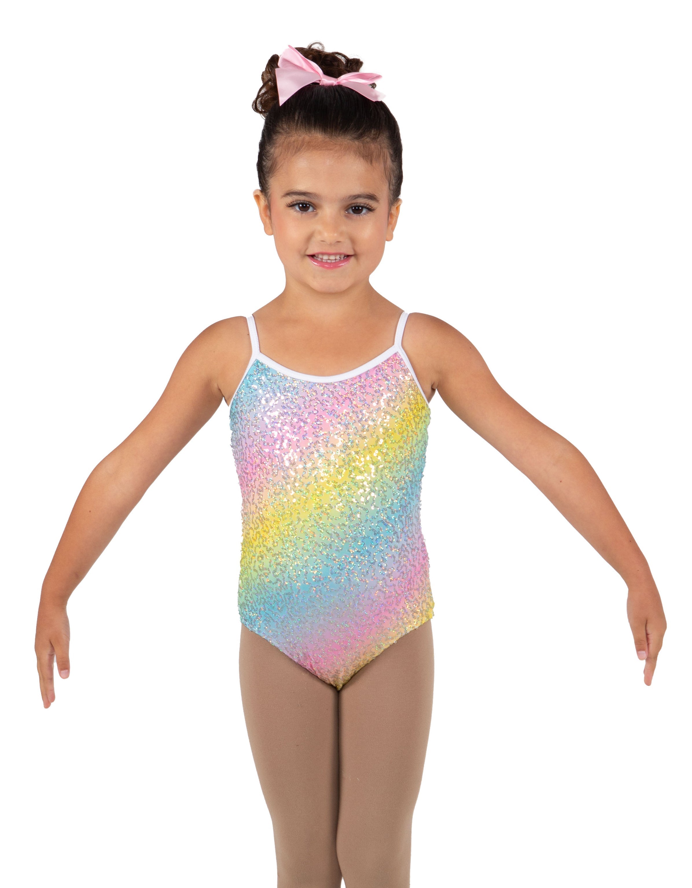 Sparkling Rainbow Camisole No Slider Leotard