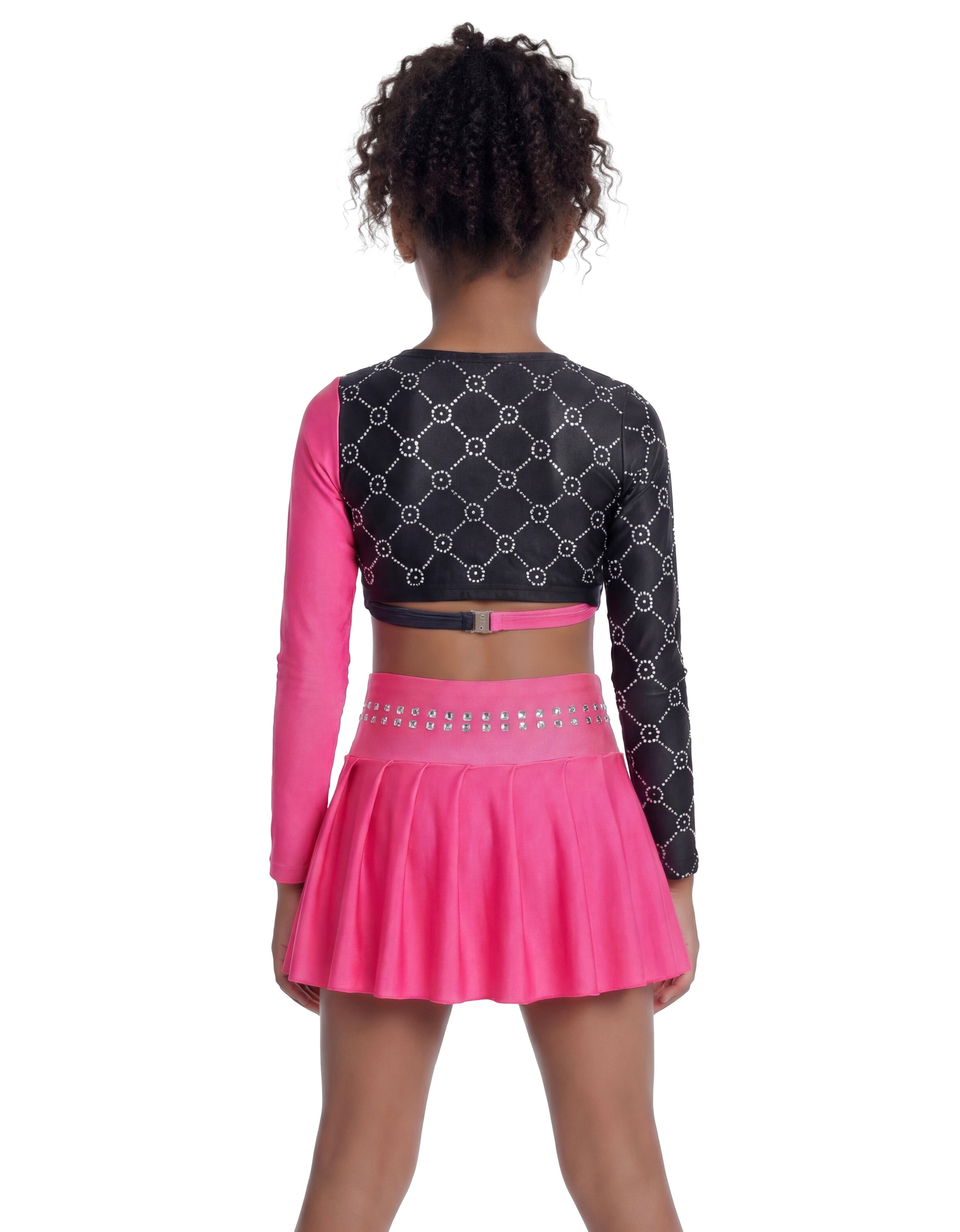 BlackPink Mini Pleated Skort