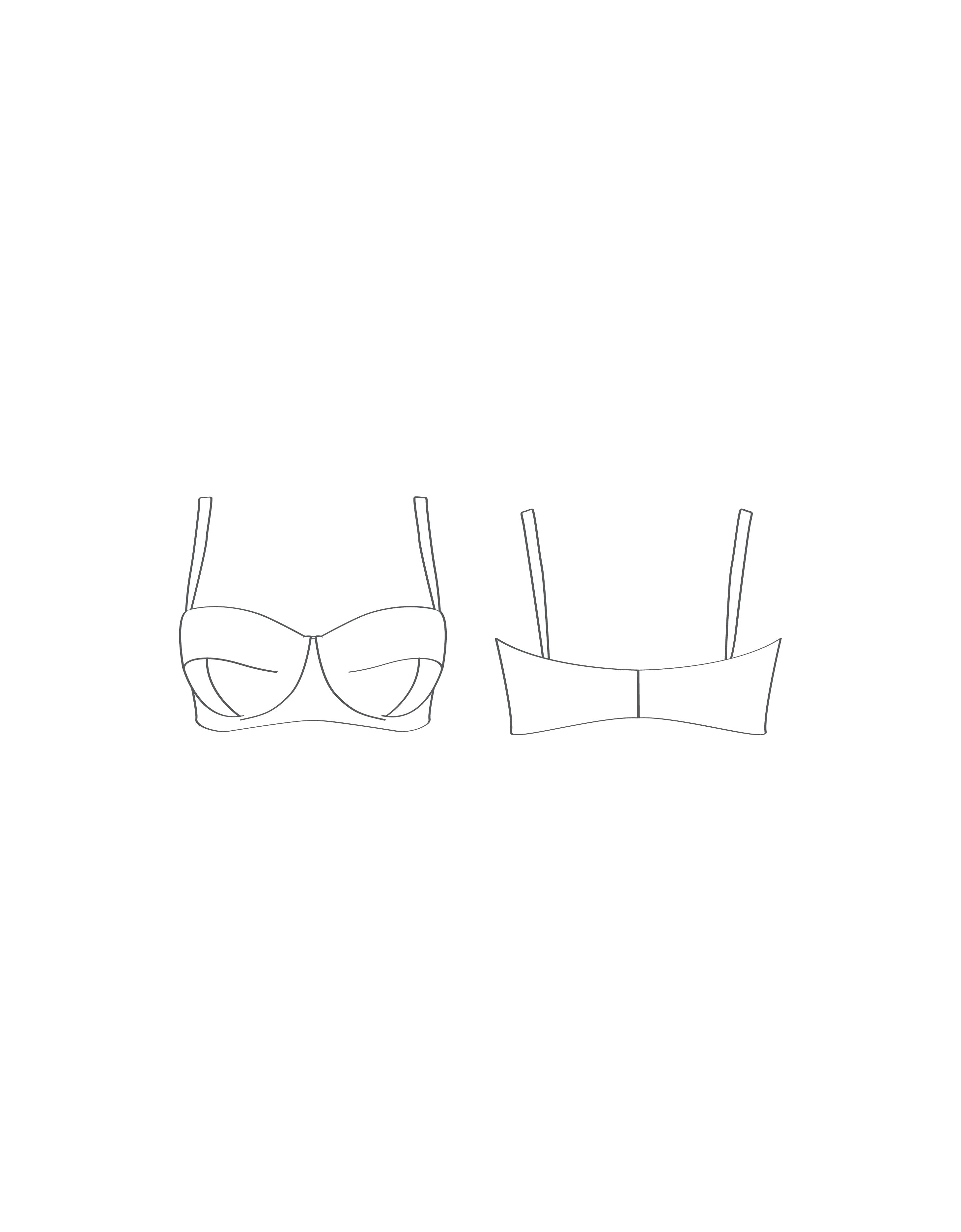 Custom Inked Underwire Bra - Lycra