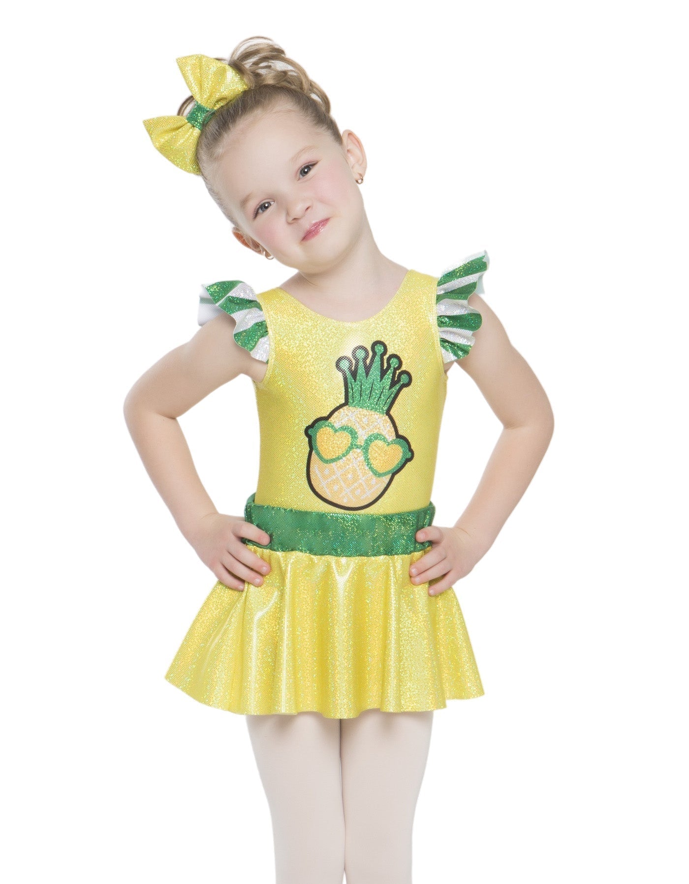 Gonna con emoji a forma di ananas principessa
