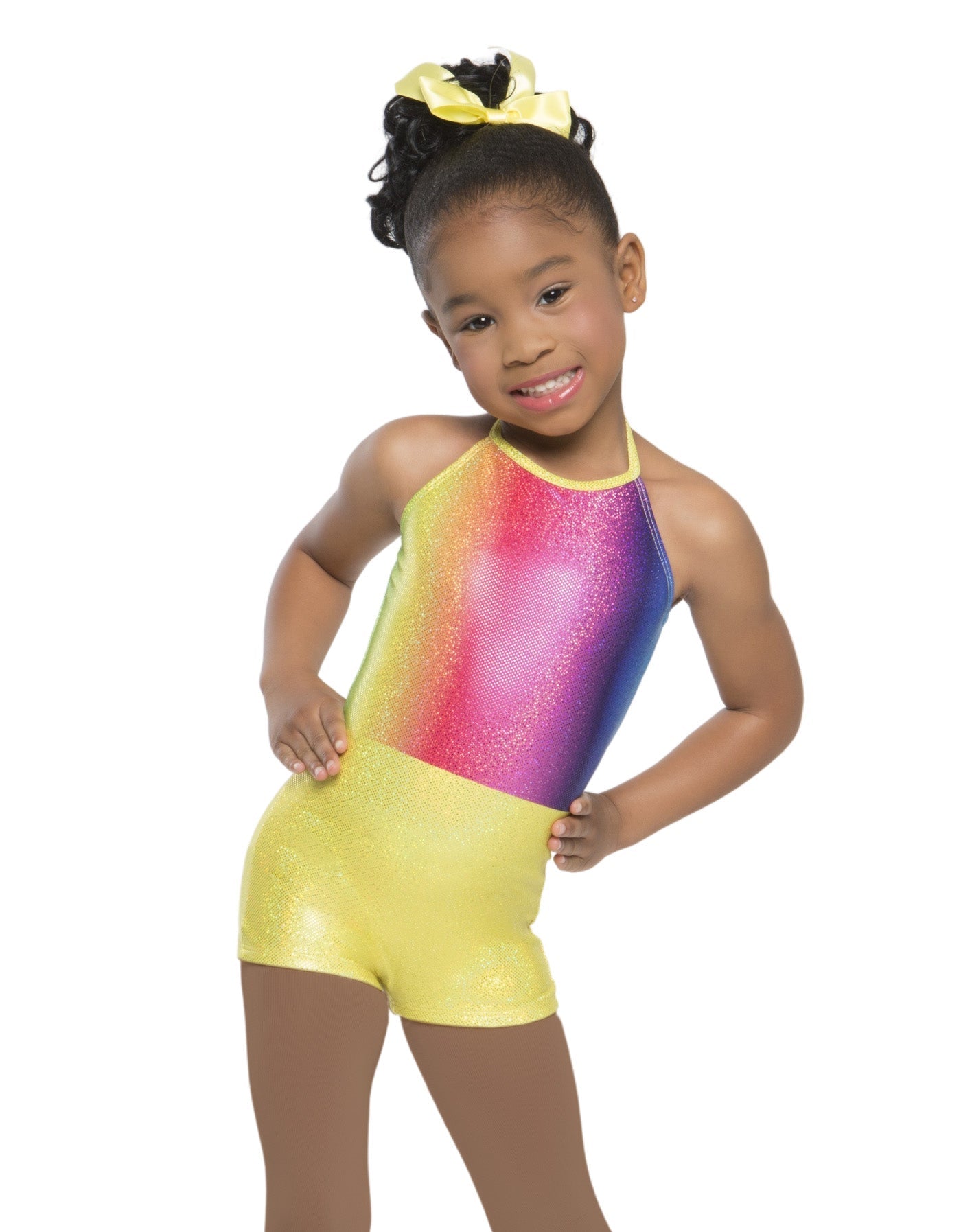 Agitando il mio Rainbow Flare Halter Binding Biketard