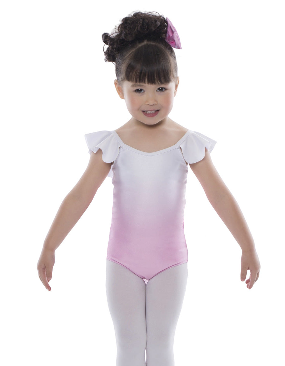 Body con maniche a sbuffo e canotta sfumata Ballet Bunnies Grow