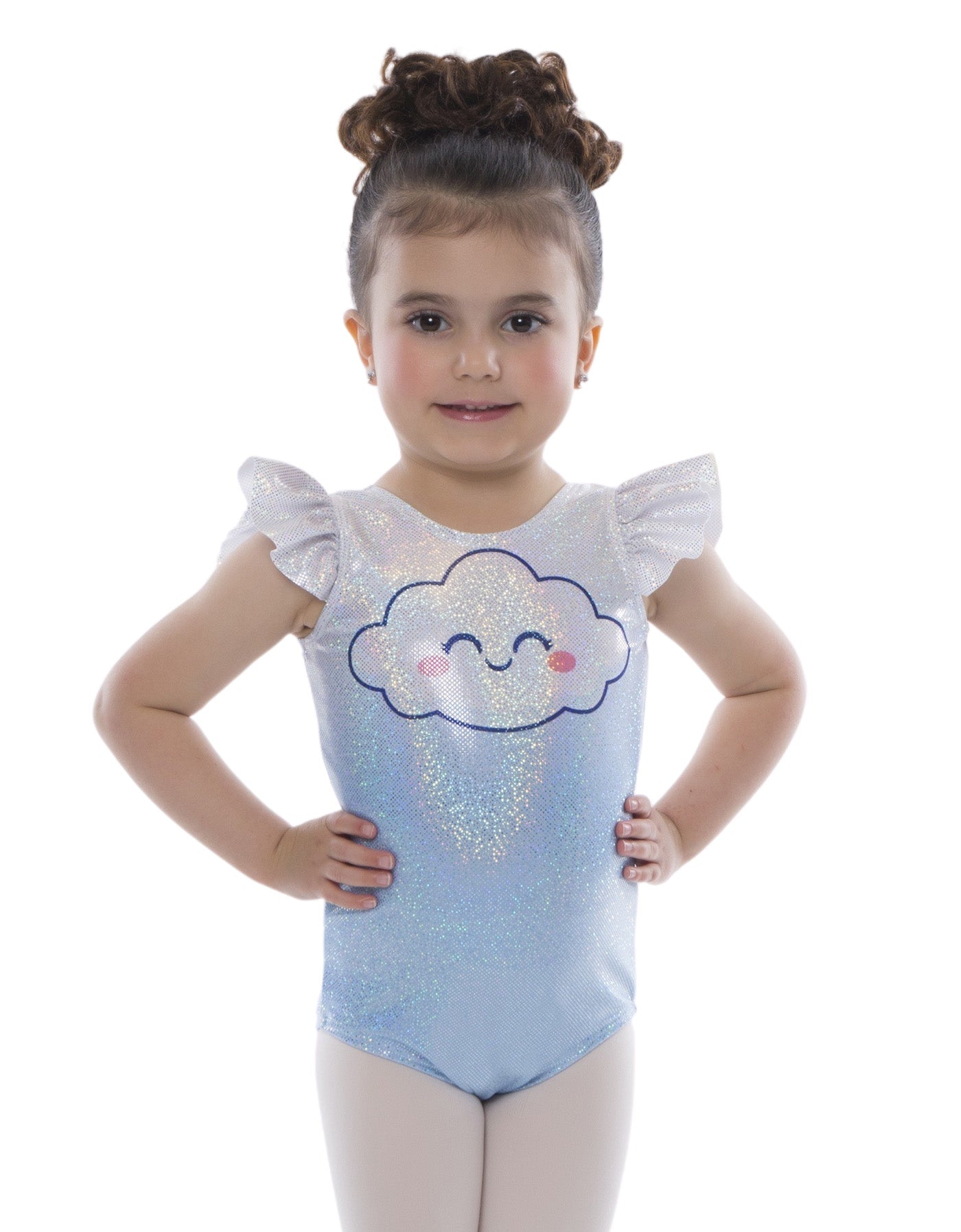 Body con maniche a sbuffo e canotta Cloud Ballet Smile