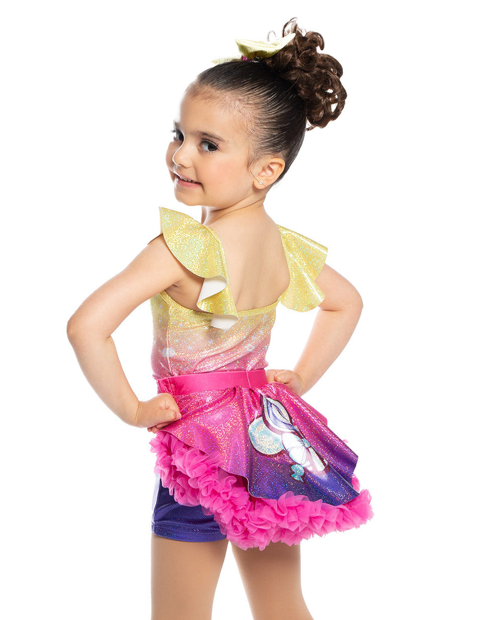 Pettibustle da principessa lecca-lecca con gonna superiore