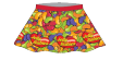 Gonna superiore con ologramma JellyBabies personalizzata