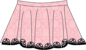 Custom Bridgerton Top Skirt