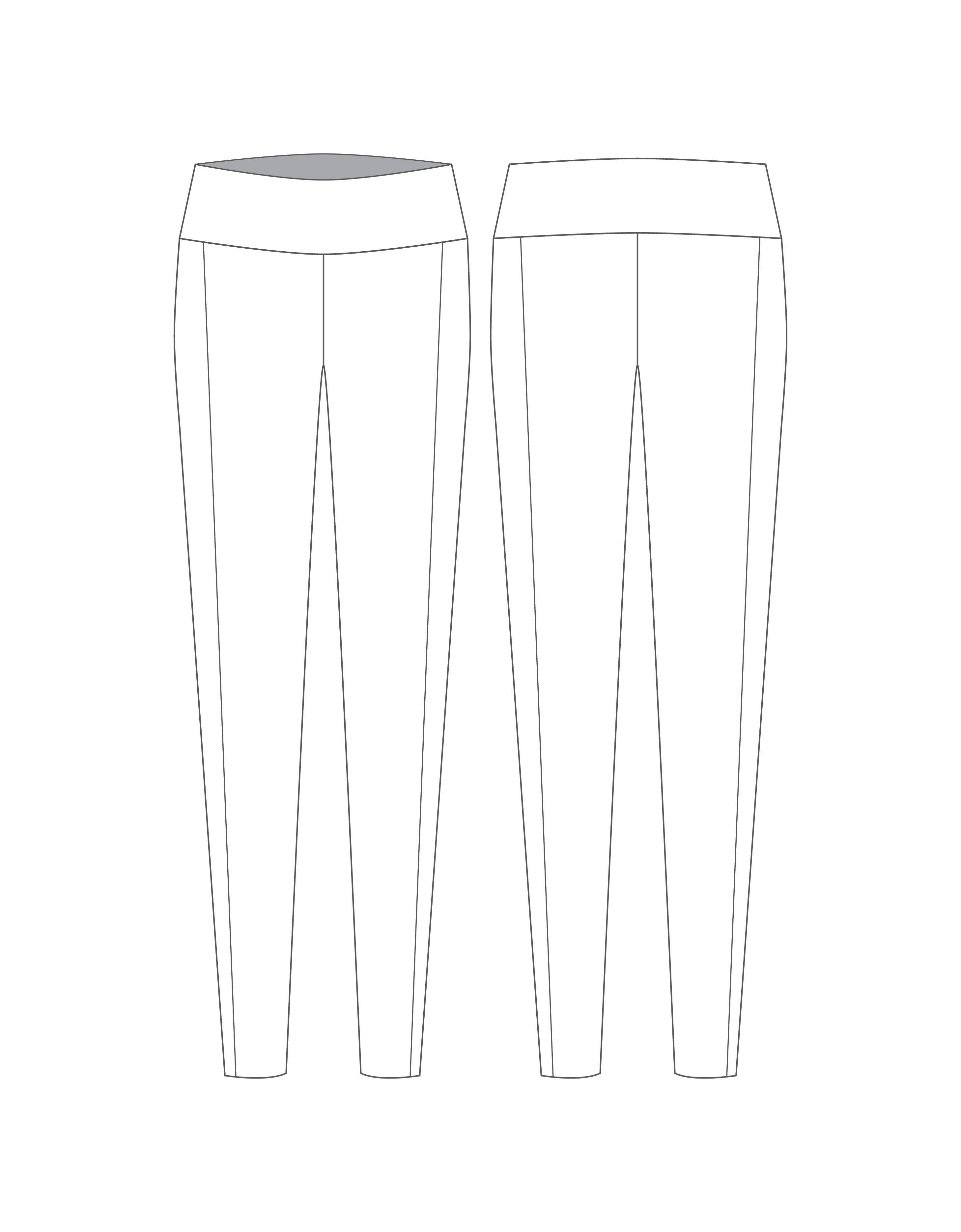 Custom Inked Panel Legging - Hamilton Theatrical