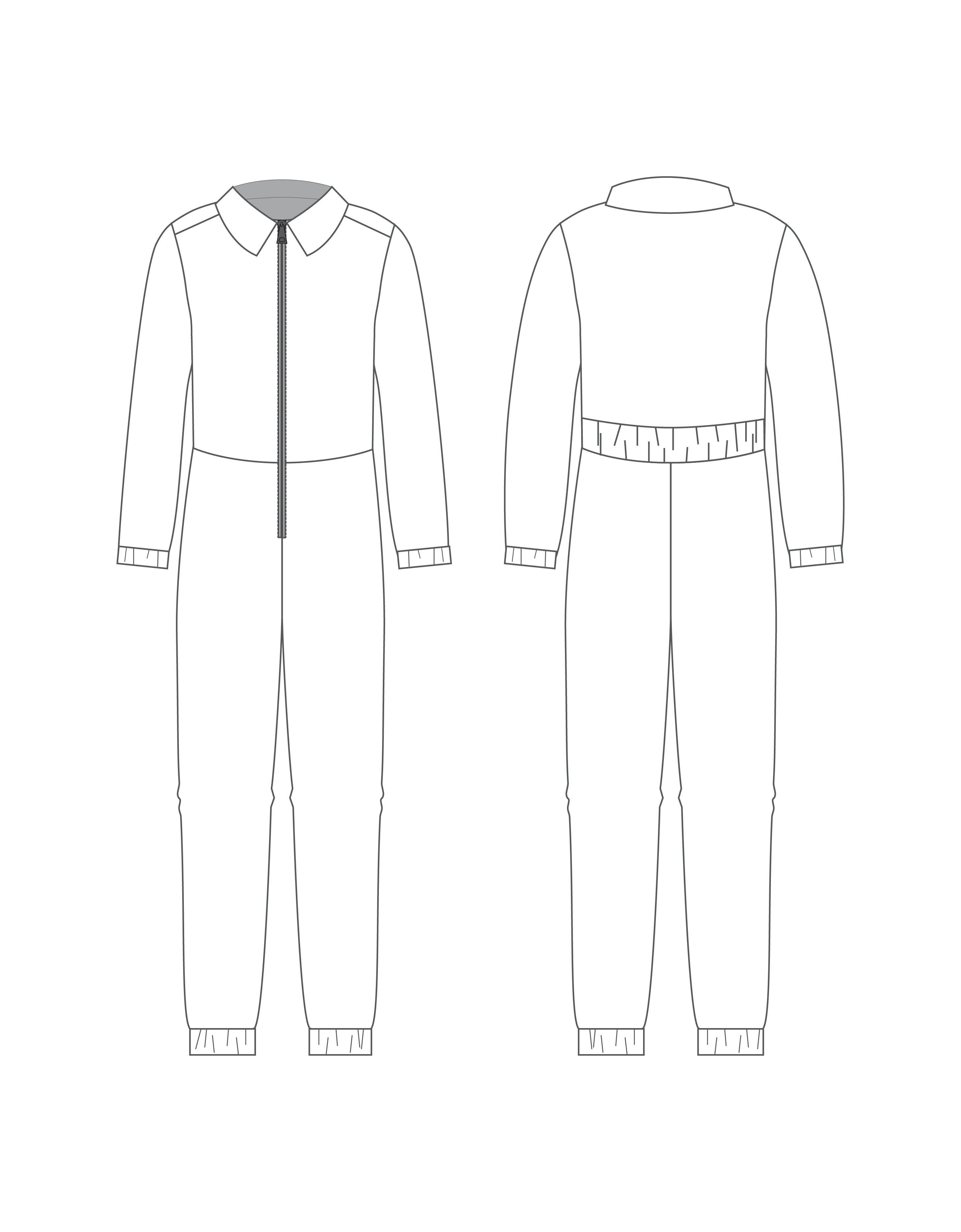Custom Inked Jumpsuit - Satin