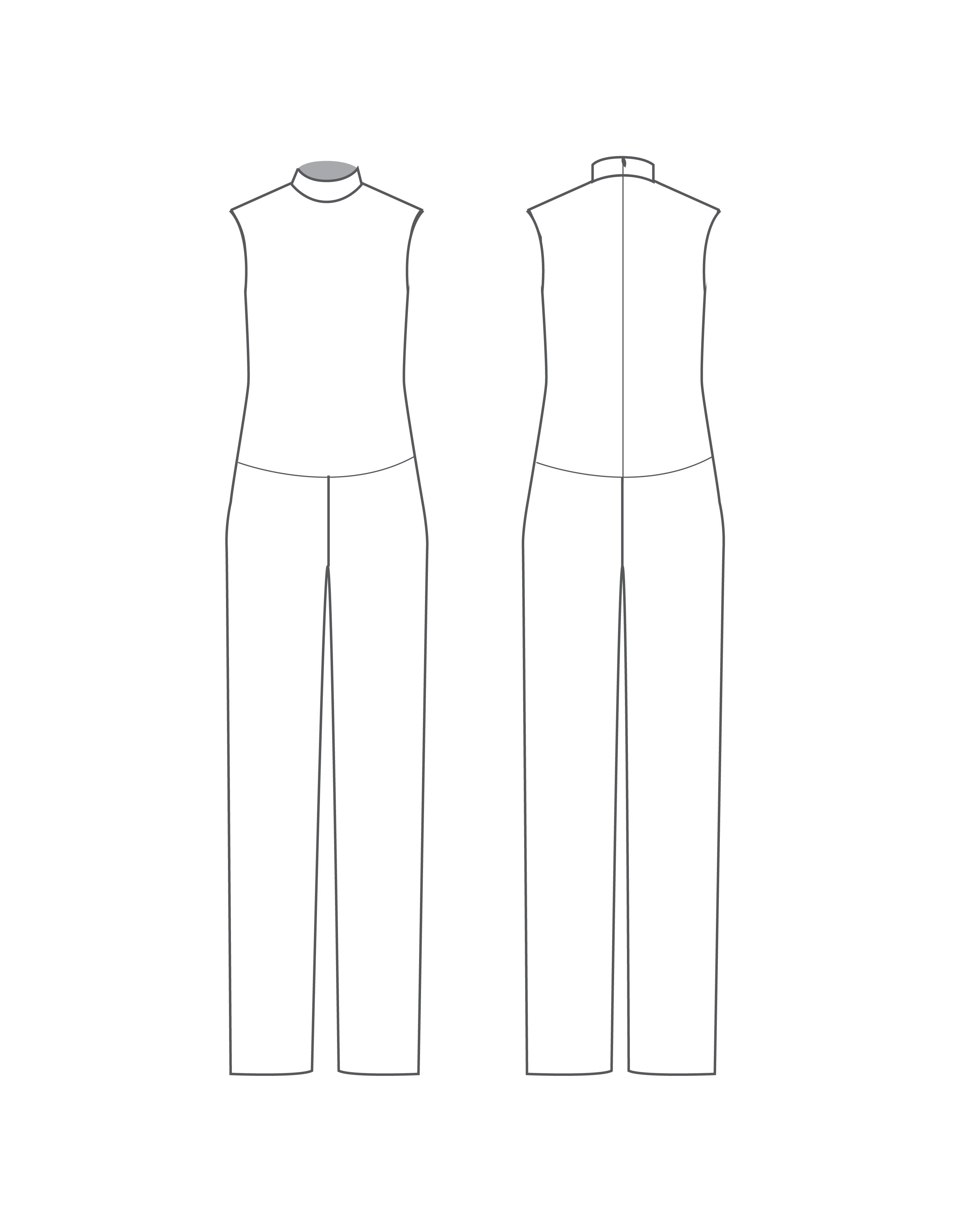 Custom Inked Mens TNeck Sleeveless Zipper Back Straight Leg Unitard - Lycra