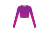 Bubbles Long Sleeve Crop - Hamilton Theatrical