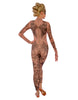 Mesh Inked LS Unitard