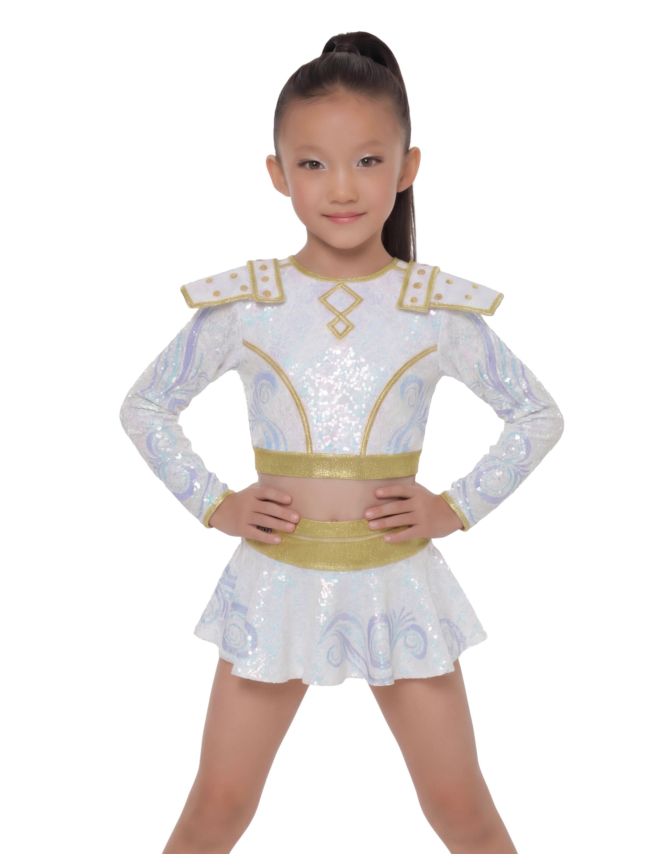Huntress Golden Flounce Skort