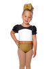 Body con maniche a sbuffo e panda di Karate Animals - Panda - Kung Fu Panda