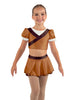 Karate Animals - Red Panda - Kung Fu Panda Puff Sleeve Crop Top