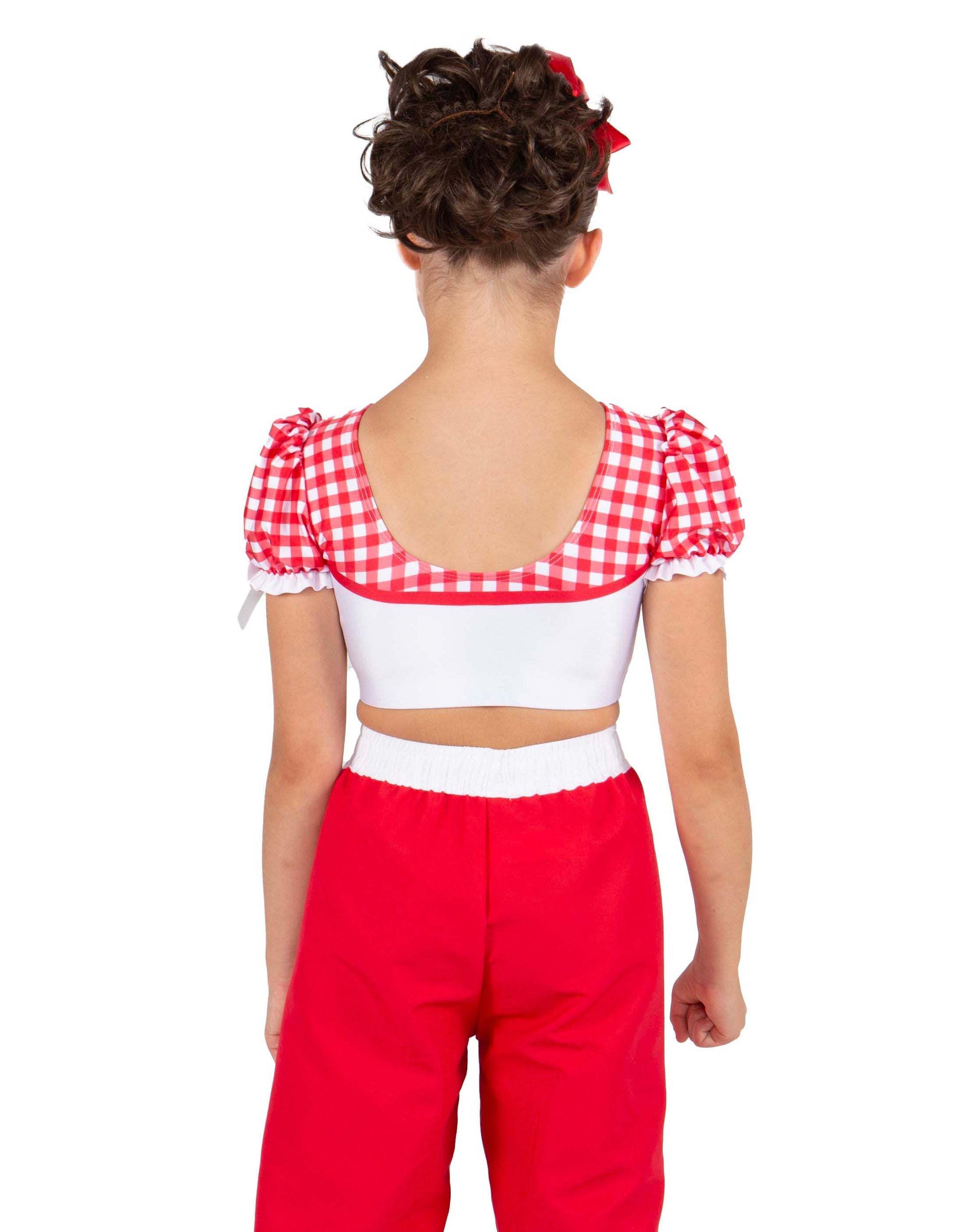 Berry Jam Puff Sleeve Crop Top