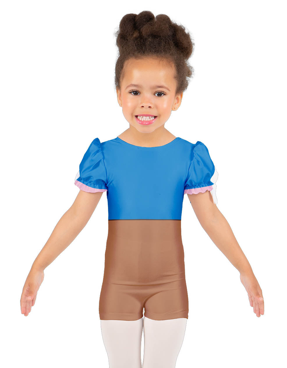 Little Roo Puff Sleeve Biketard