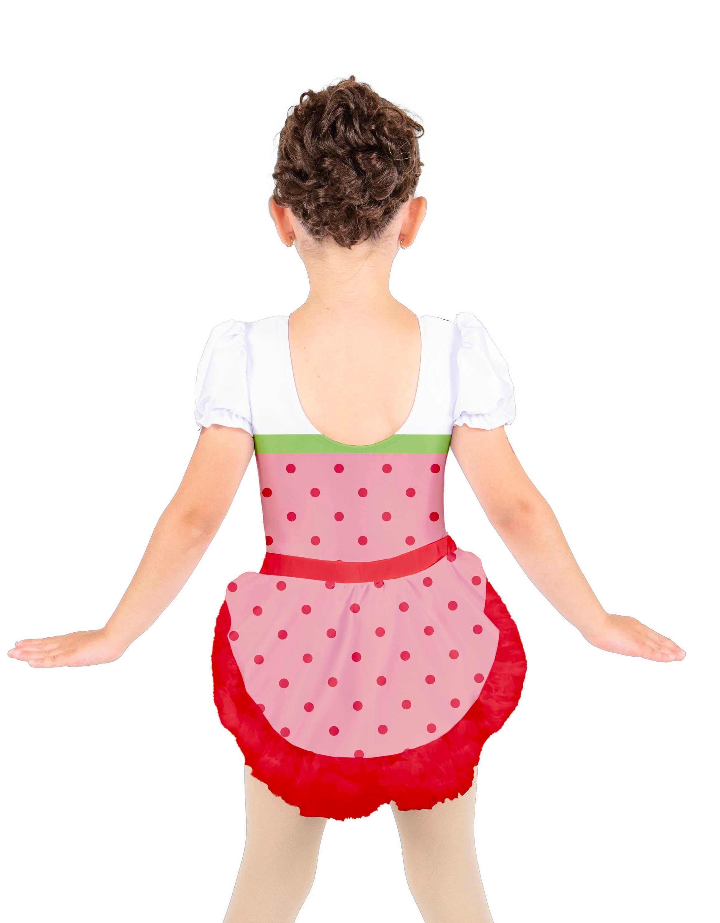 Sottoveste Strawberry Gal con gonna a palloncino