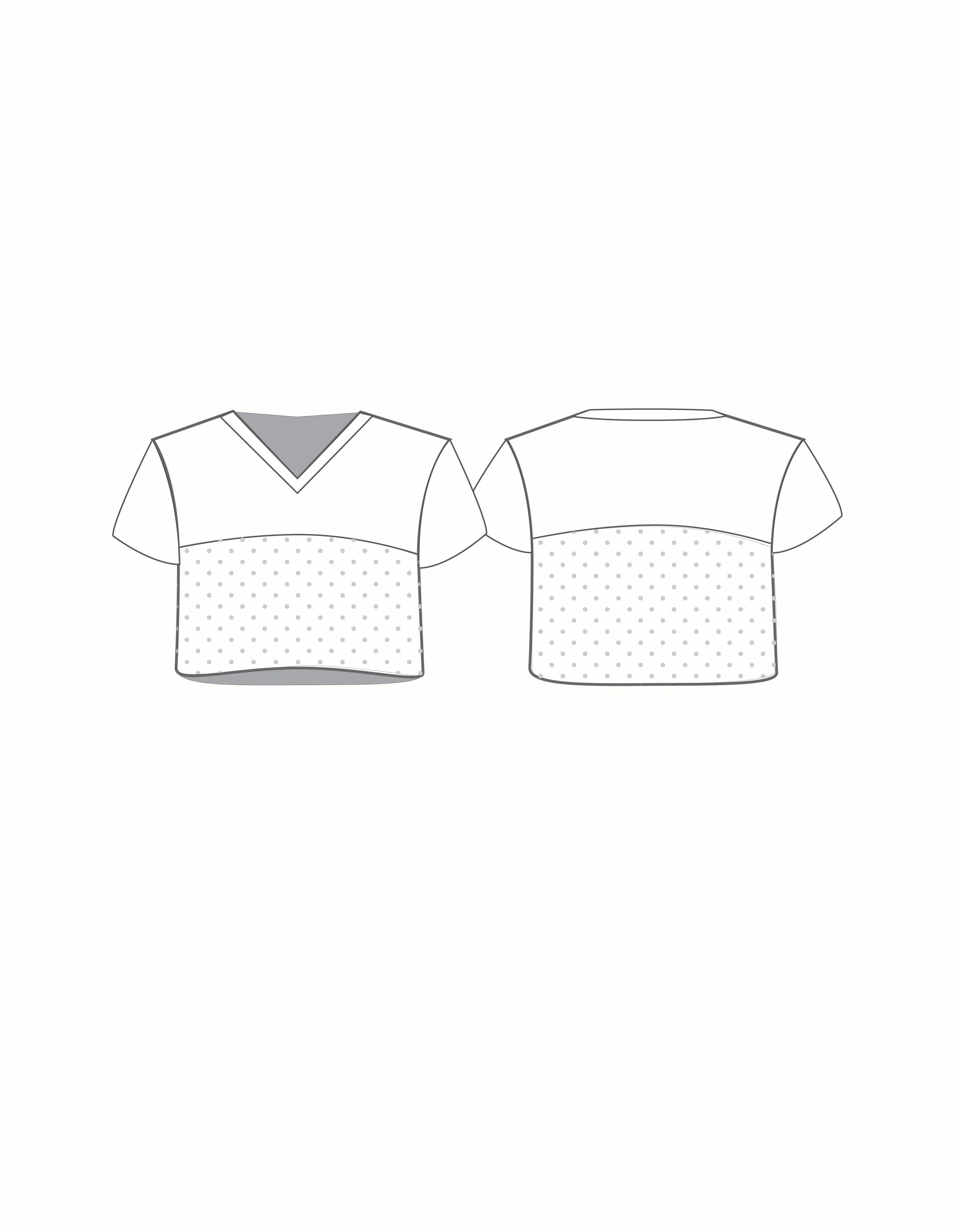 Custom Inked Squad Goal Yoke Tee - Mesh & Lycra
