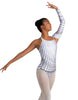 Fractal One Sleeve Leotard