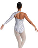 Fractal One Sleeve Leotard