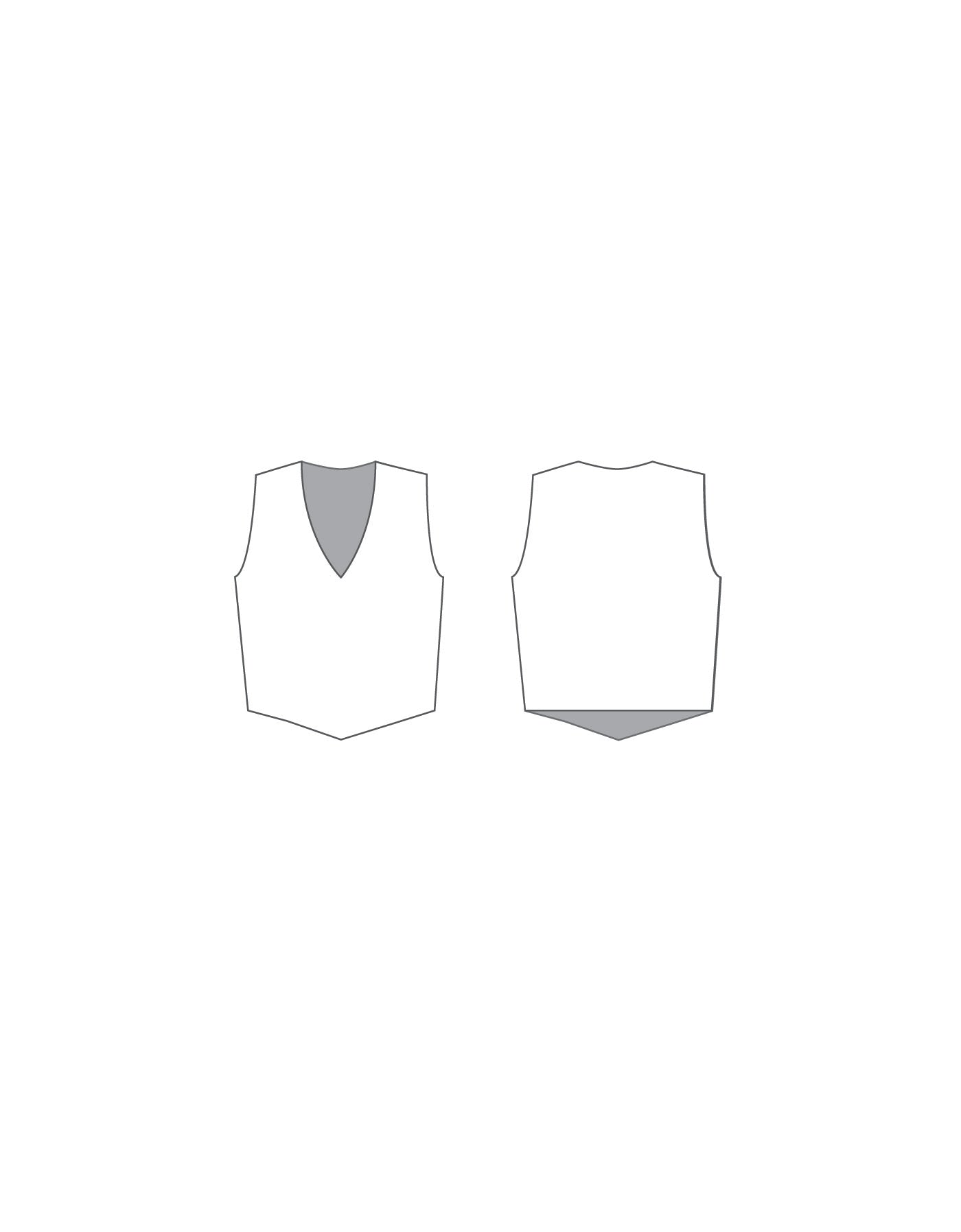 Custom Inked V Neck Crop Top - Hologram