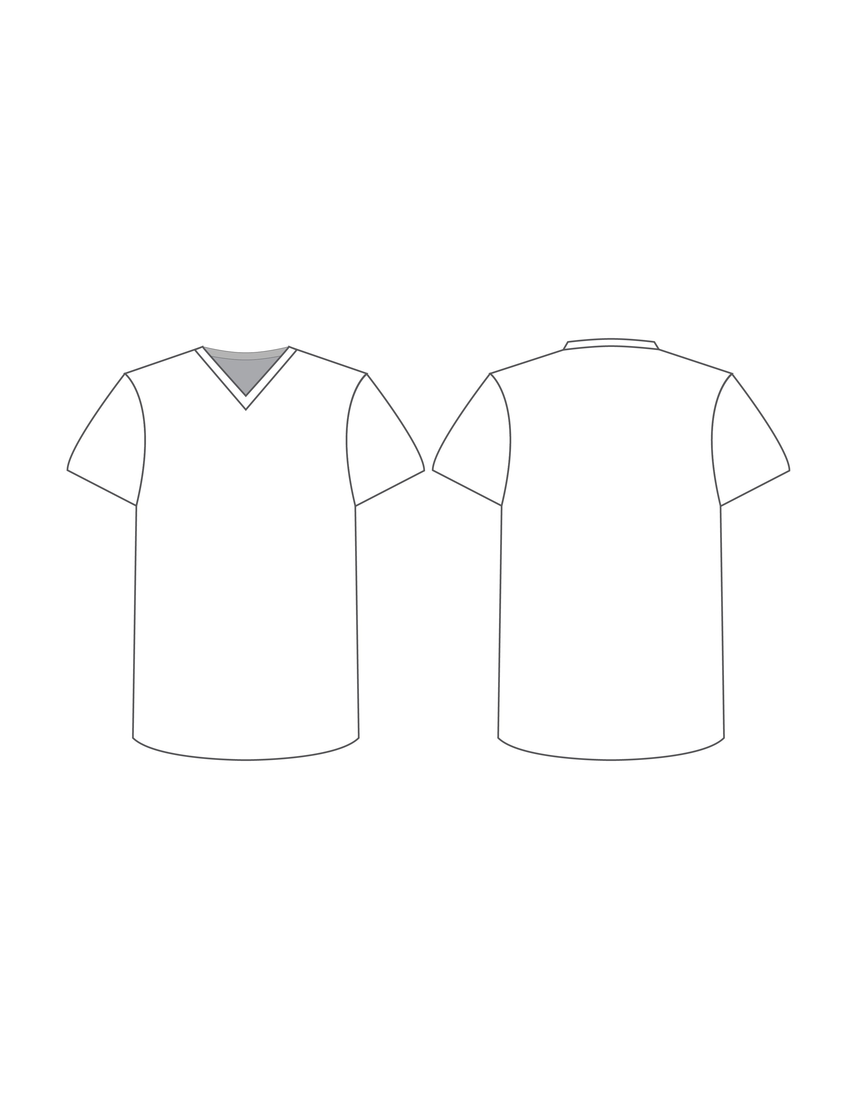 Custom Inked Boys V-Neck T-Shirt - Lycra