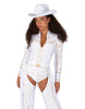 Divas - Cowboy LS TNeck Zipper Front Leotard