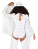 Divas - Cowboy LS TNeck Zipper Front Leotard