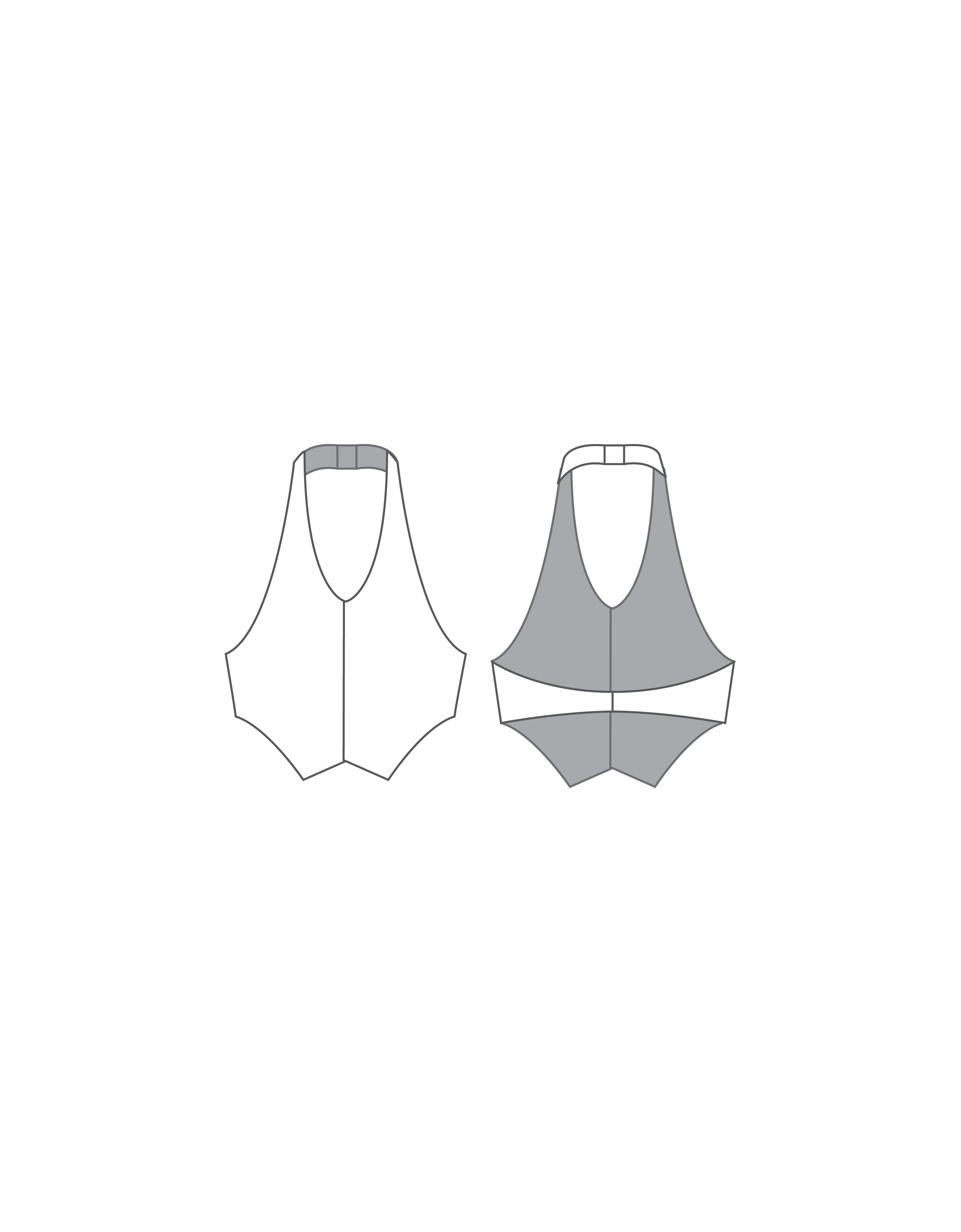 Custom Inked Halter Vest - Lycra
