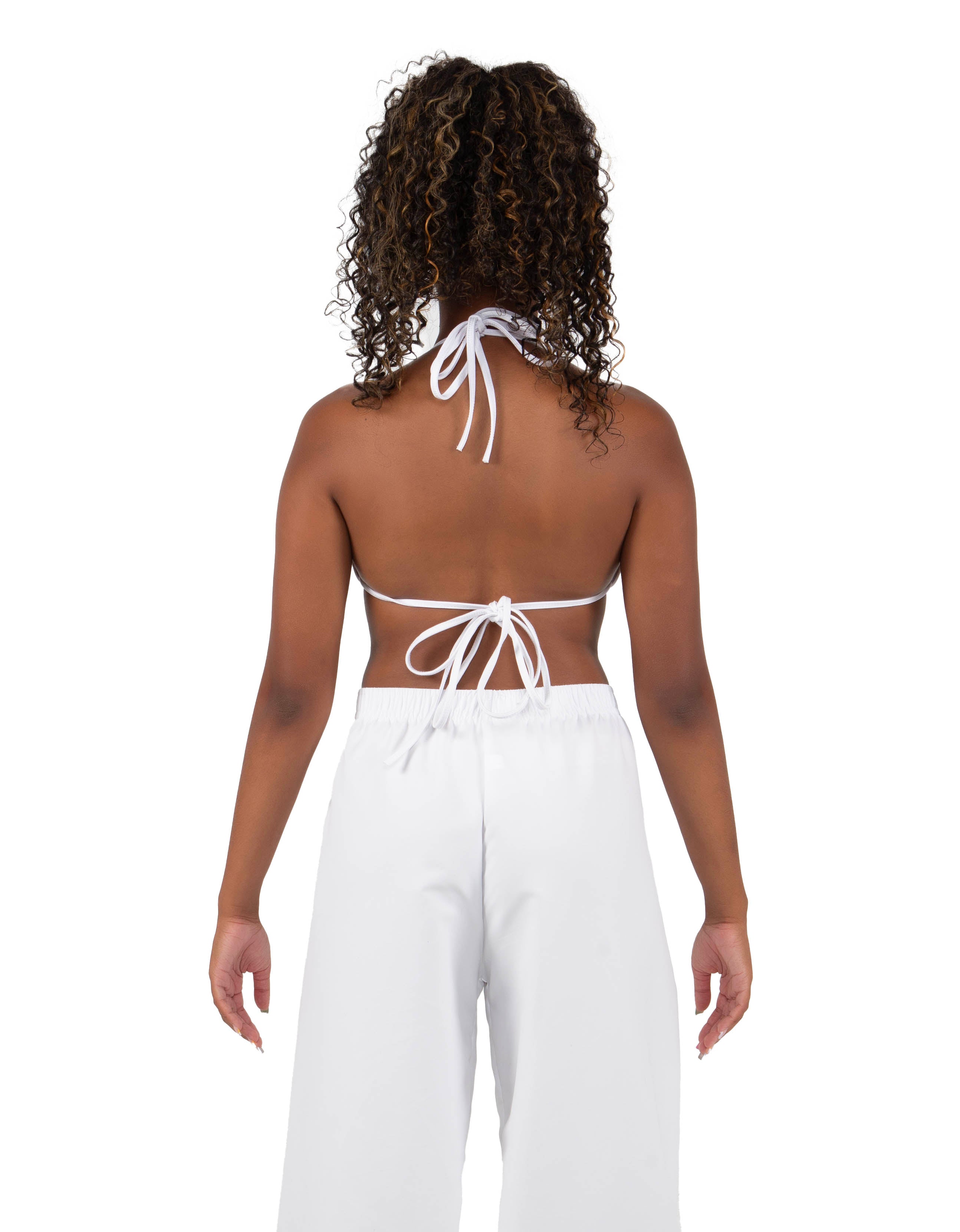 Paint Splatter String Bikini Bra