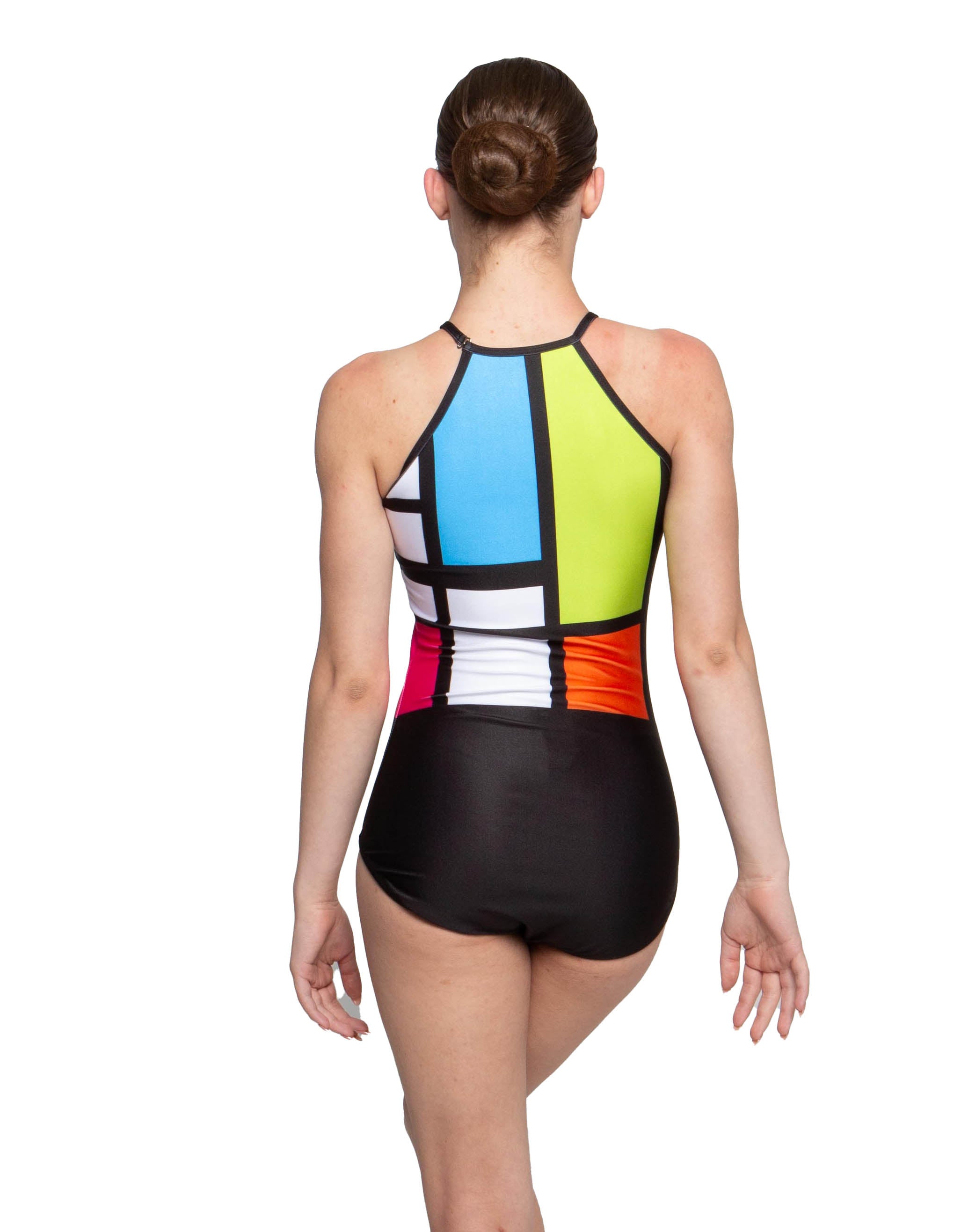Body moderno con scollo all'americana