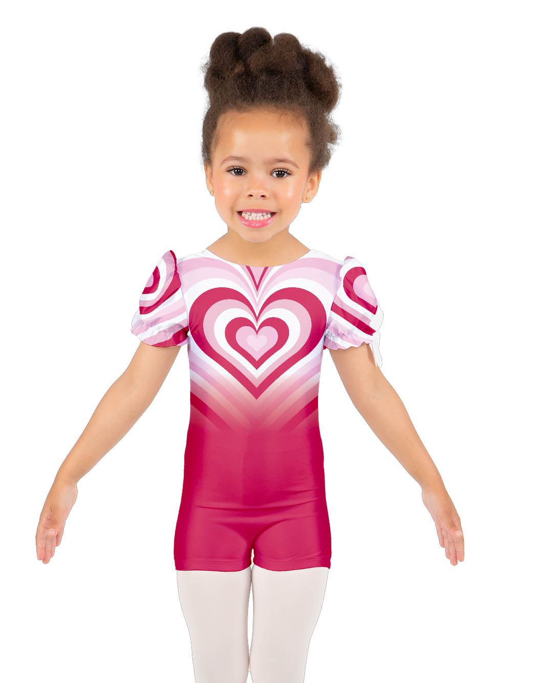 Love Shack Puff Sleeve Biketard
