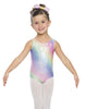 Body con canotta arcobaleno e unicorno