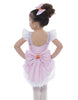 Sottoveste a quadretti arcobaleno Ballet Bunnies con gonna superiore