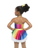 Agitando il mio sottoveste arcobaleno con gonna a palloncino