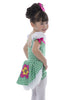 Sottoveste a quadretti Flower Ballet con gonna superiore