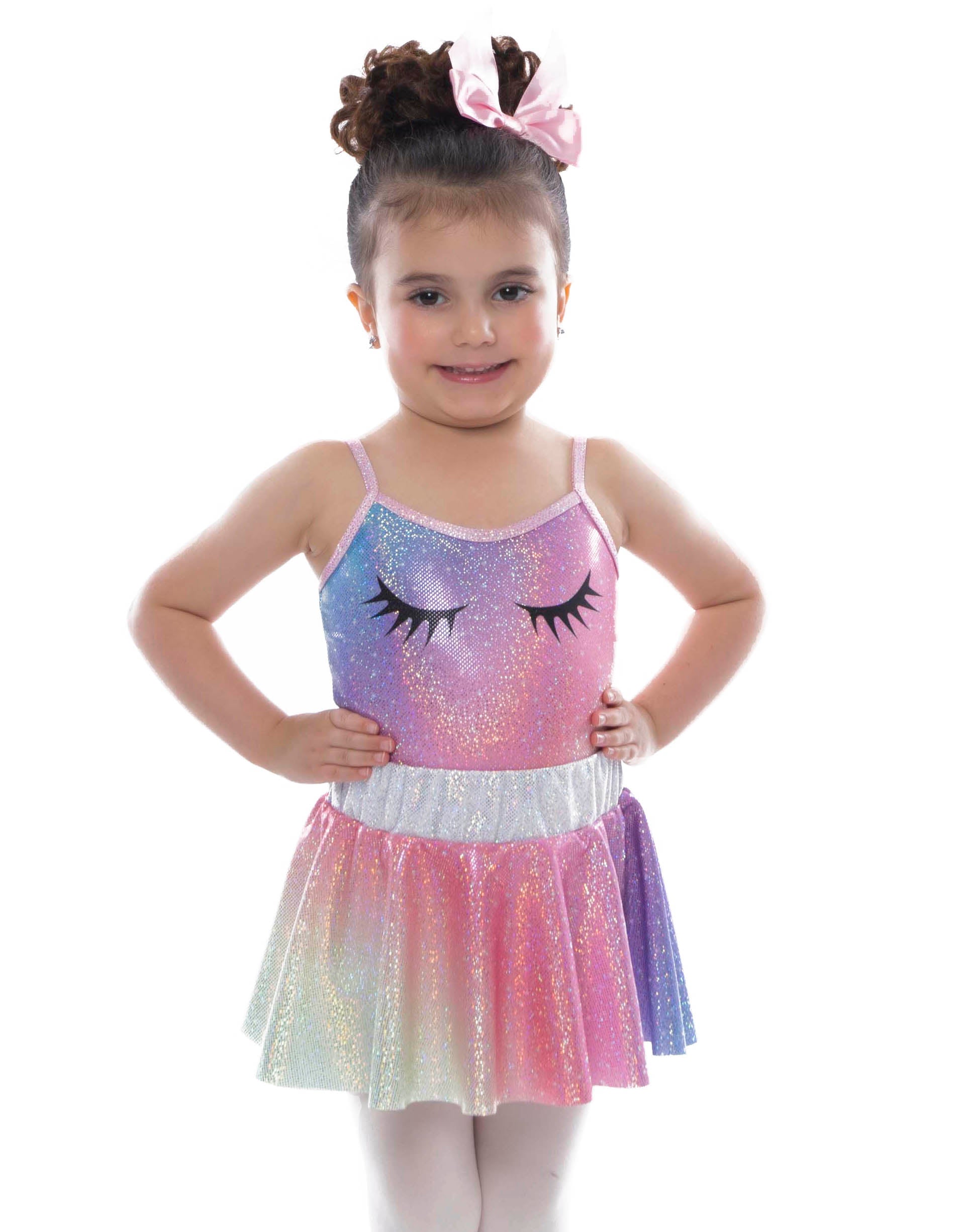 Gonna con occhi a forma di unicorno e balletto
