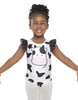 Body con maniche a sbuffo e stampa mucca da Barnyard Ballet