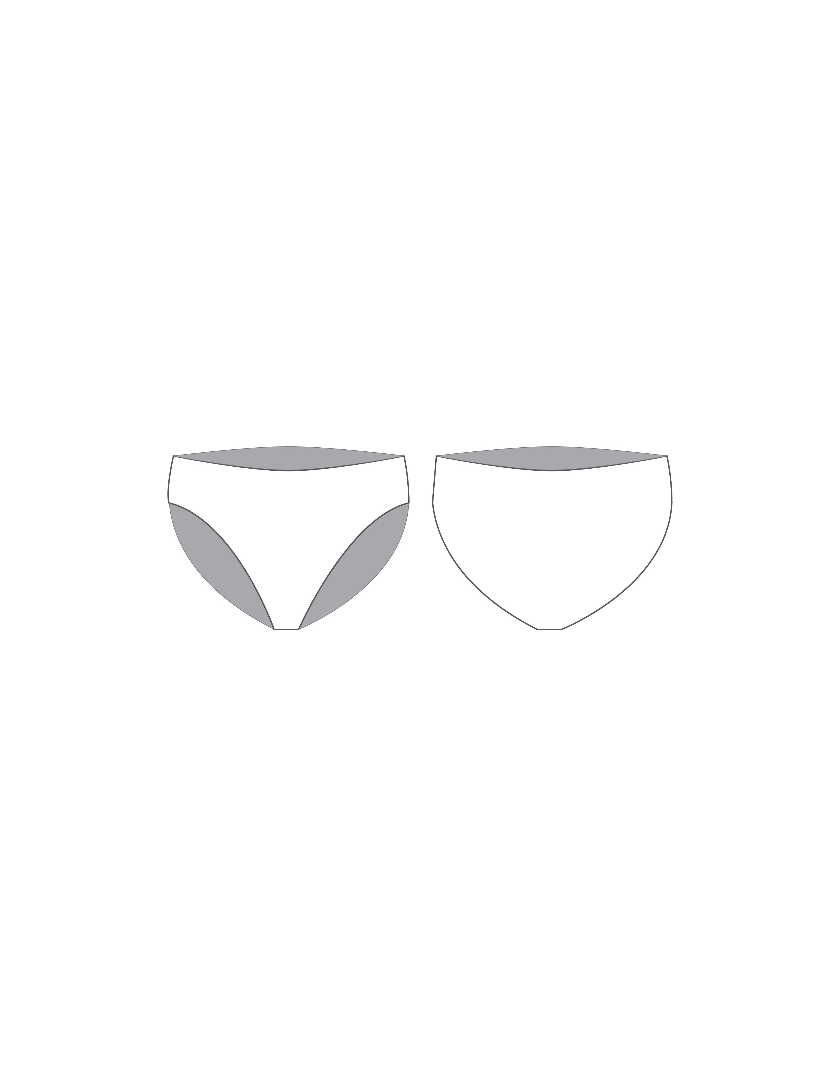 Custom Inked Medium Rise High Cut Panty - Lycra
