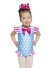 Canotta a righe con maniche e gambe arricciate Surfs Up Polkadots