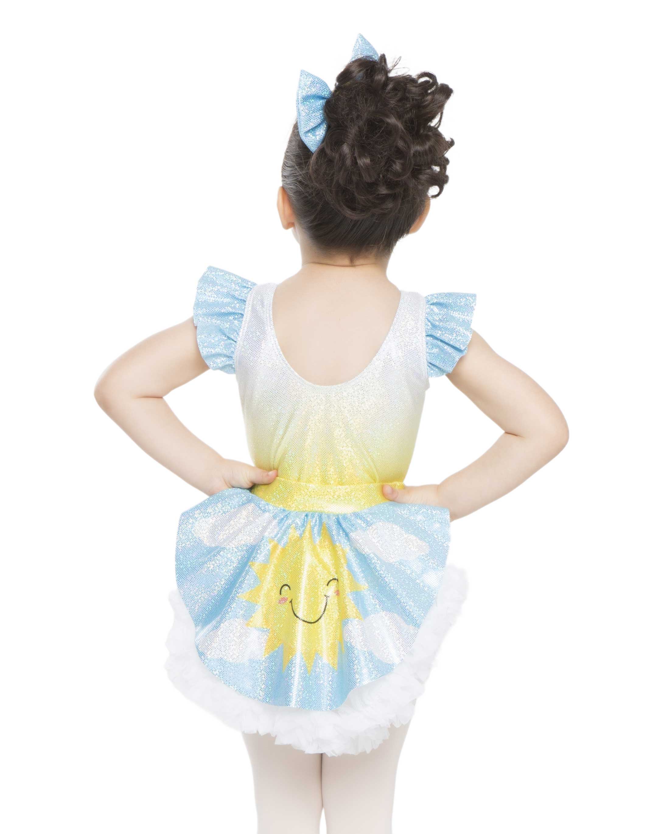 Sunshine Shoes Ombre Pettibustle con gonna superiore