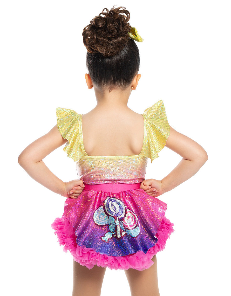 Pettibustle da principessa lecca-lecca con gonna superiore