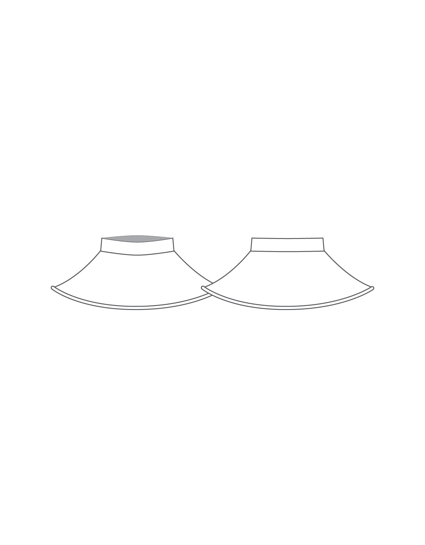 Custom Inked A Line Hoop Skirt - Lycra