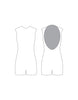 Custom Inked Lycra Sleeveless Open Back Biketard - Hamilton Theatrical