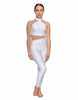 Solid Hologram and Mesh Voltage Unitard