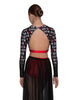 Love is Love LS Triangle Back Crop Top - Hamilton Theatrical